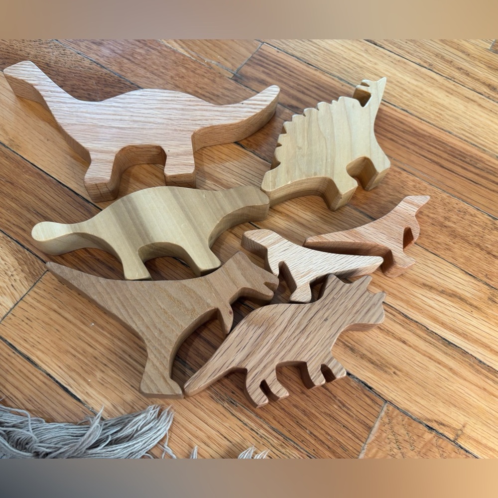 Wooden stacking Dino’s